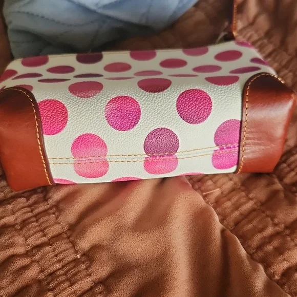Dooney & Bourke Pink Polka Dot Women's Bag - Picture 3 of 4